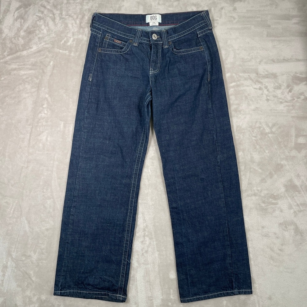 BDG Urban Outfitters Women's Jeans Baggy Denim Relaxed Dark Wash Casual 30 Blue